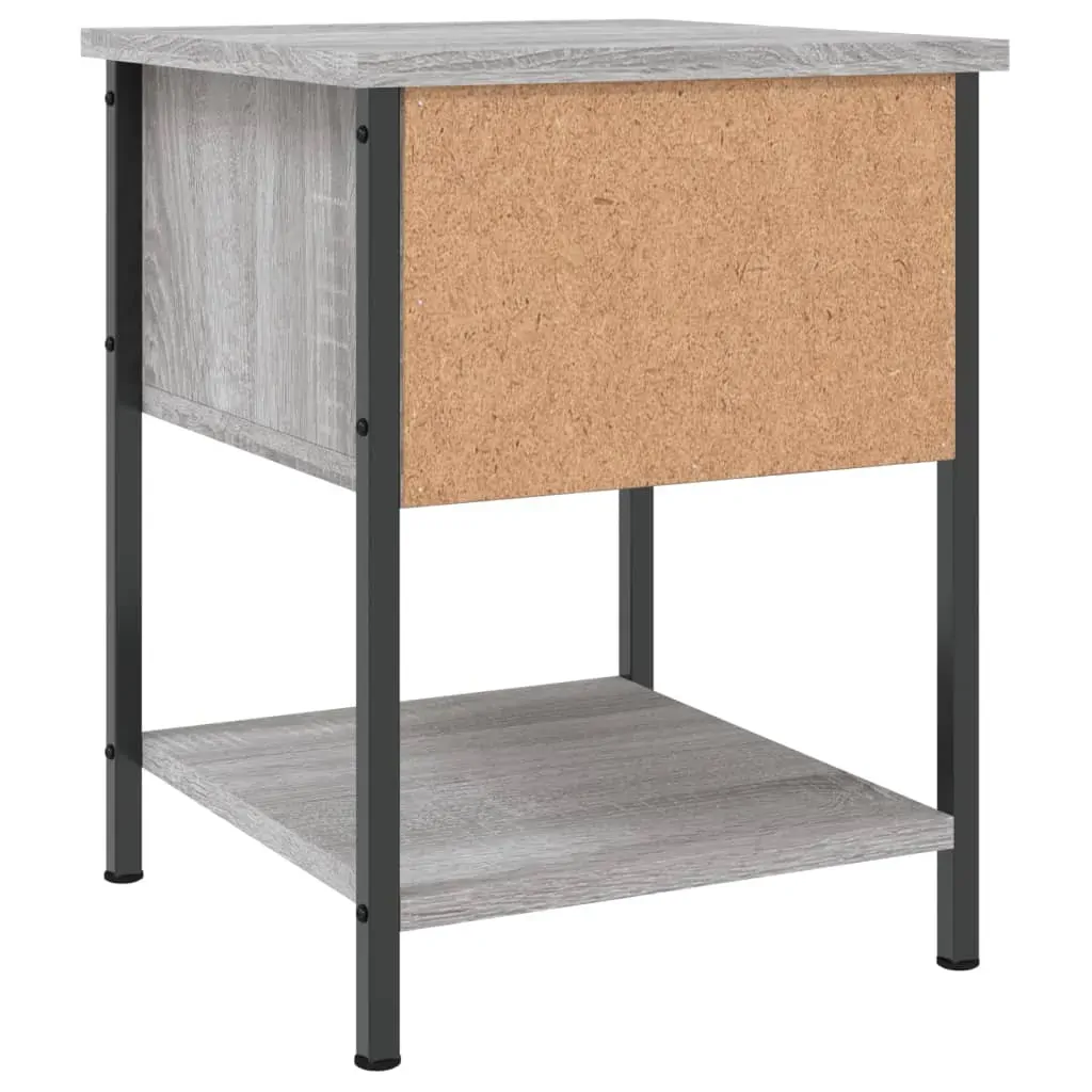 Bedside Tables 2 pcs Grey Sonoma 34x35.5x45 cm Engineered Wood Price
