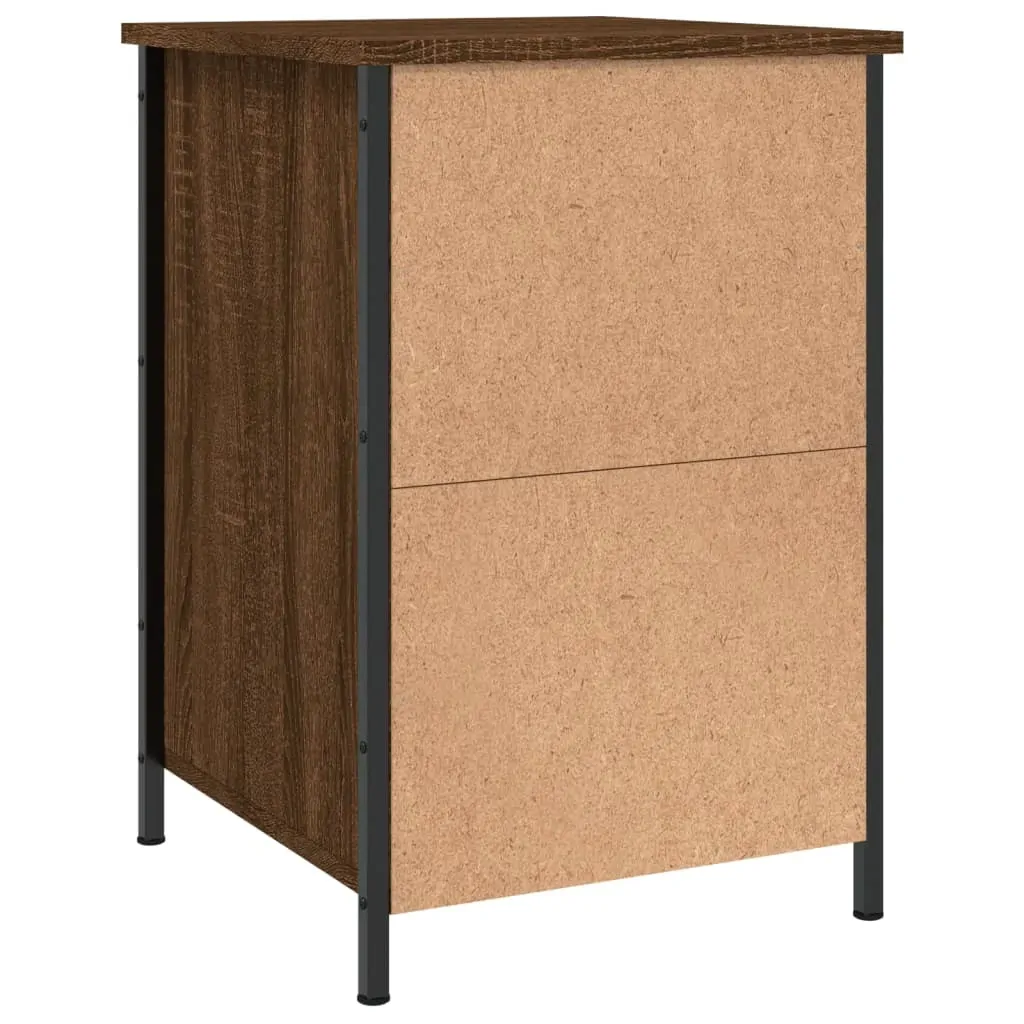Bedside Cabinets 2 pcs Brown Oak 40x42x60 cm Engineered Wood Price