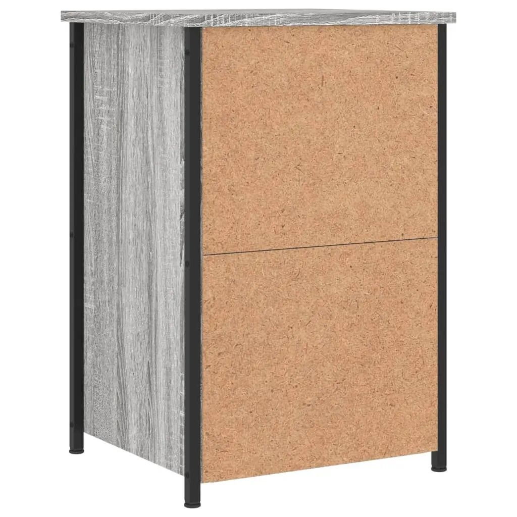 Bedside Cabinets 2 pcs Grey Sonoma 40x36x60 cm Engineered Wood Price