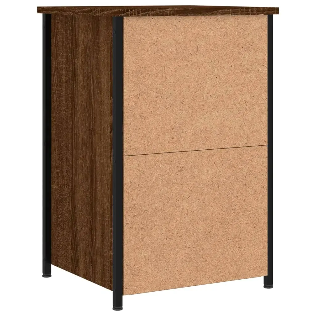 Bedside Cabinets 2 pcs Brown Oak 40x36x60 cm Engineered Wood Price