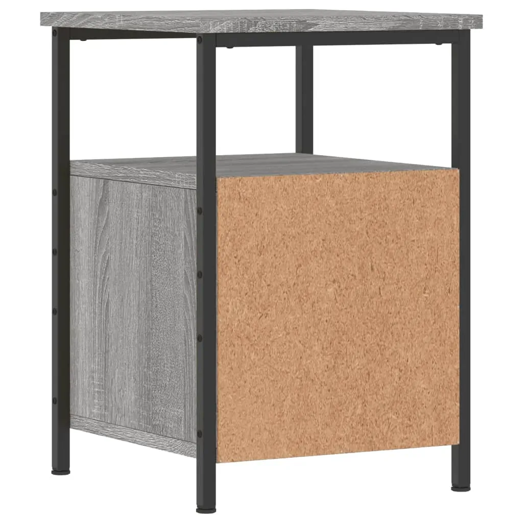 Bedside Cabinets 2 pcs Grey Sonoma 34x35.5x50 cm Engineered Wood Price