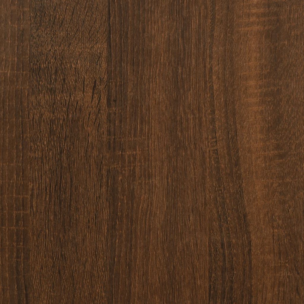 Bedside Tables 2 pcs Brown Oak 50x41x65 cm Engineered Wood Price