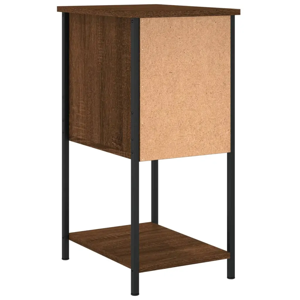 Bedside Cabinets 2 pcs Brown Oak 32x42x70 cm Engineered Wood Price