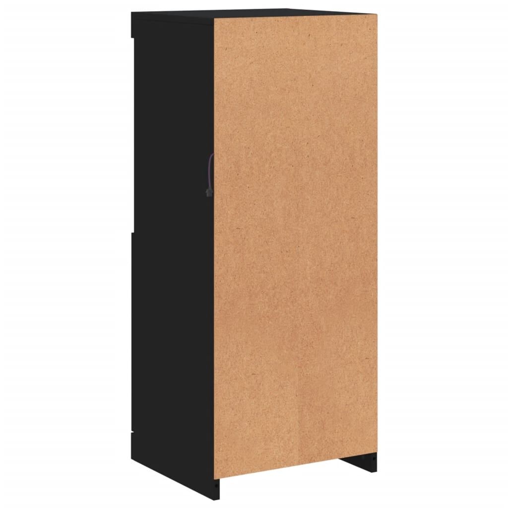 Sideboard with LED Lights Black 41x37x100 cm Price