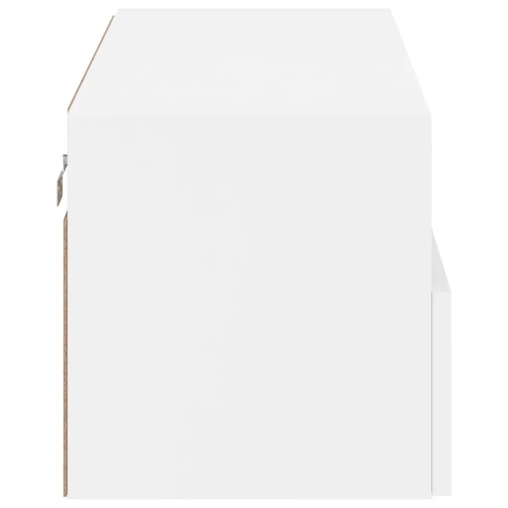 TV Wall Cabinet White 80x30x30 cm Engineered Wood Price