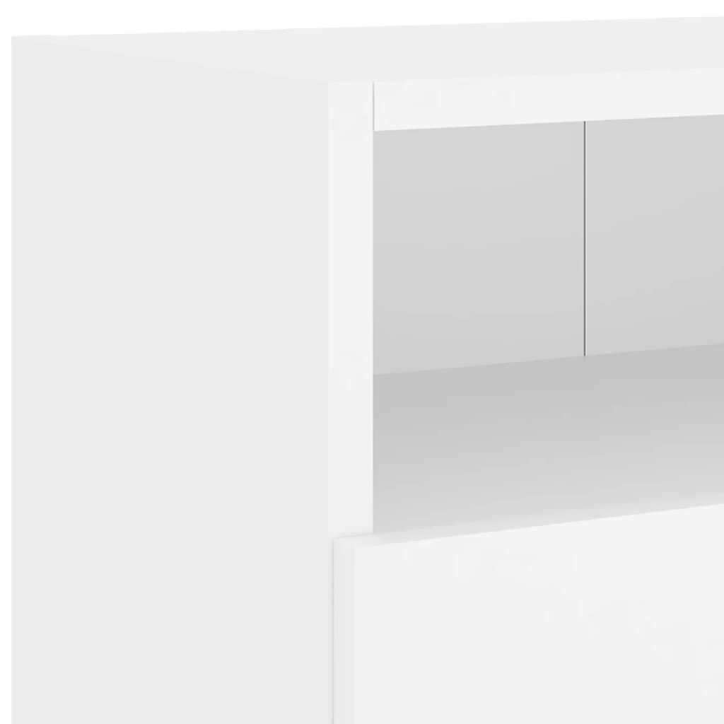 TV Wall Cabinets 2 pcs White 100x30x30 cm Engineered Wood Price