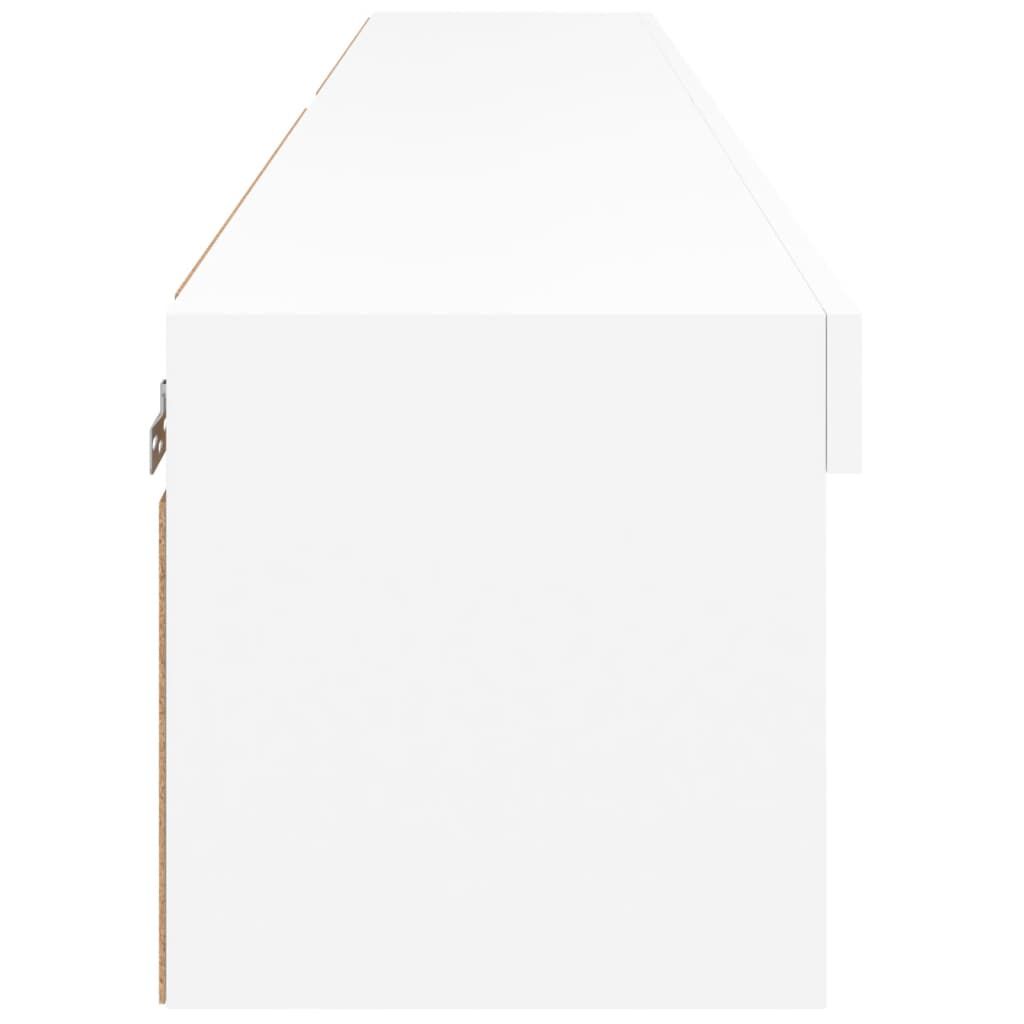 TV Cabinets with LED Lights 2 pcs White 80x30x30 cm Price