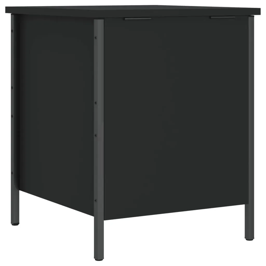 Storage Bench Black 40x42.5x50 cm Engineered Wood Price