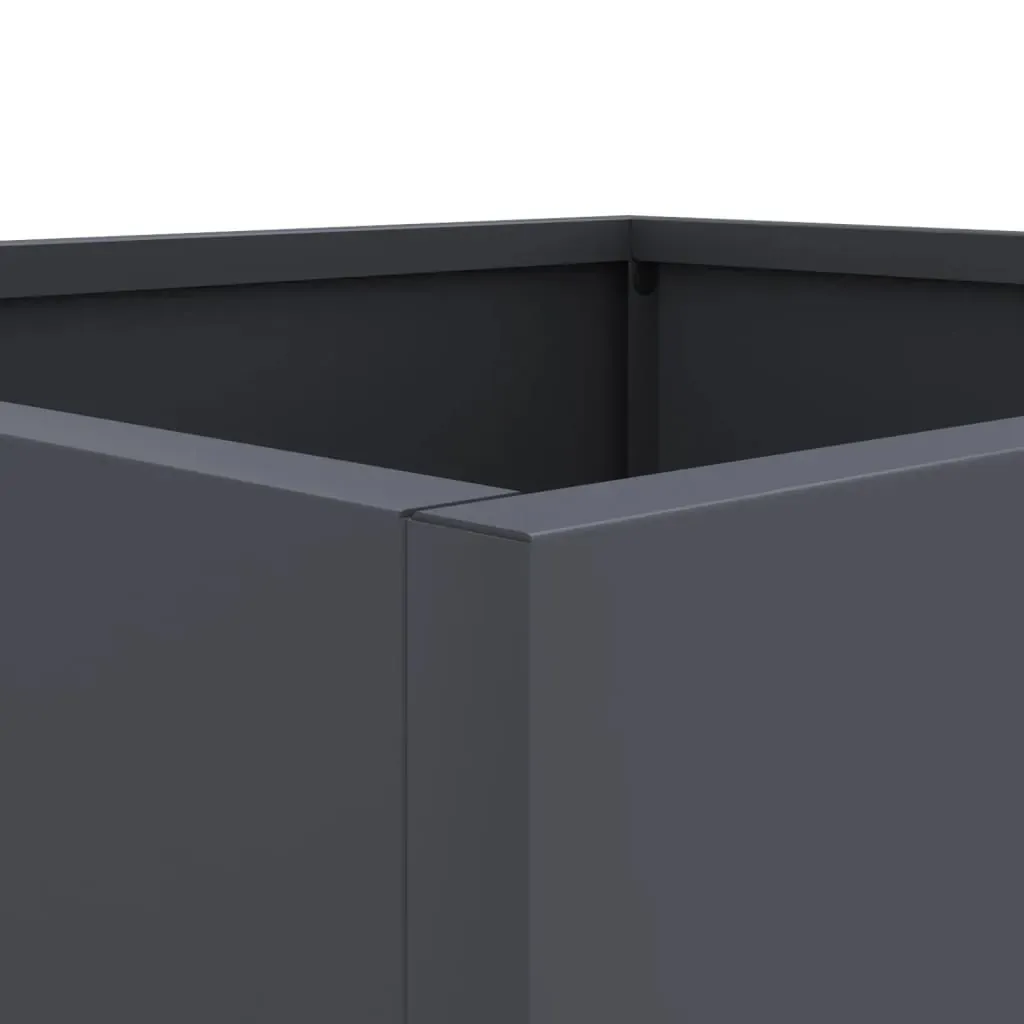 Planters 2 pcs Anthracite 49x47x46 cm Steel Price
