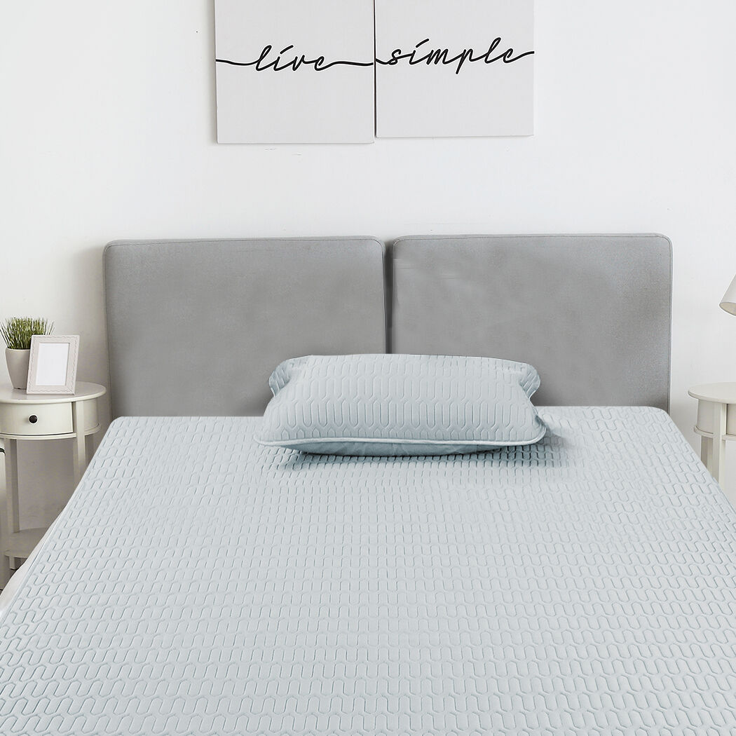 latex cooling bed sheet set fitted 2pcs single Price
