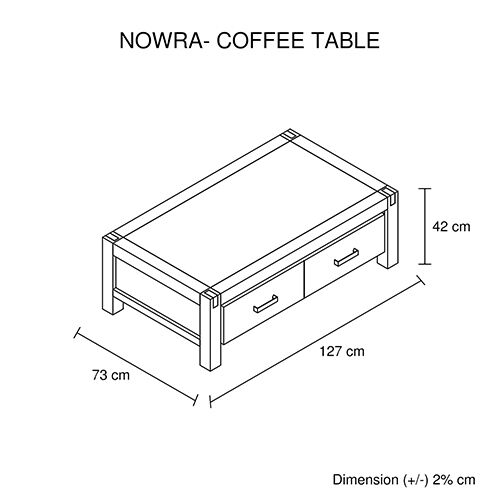 Nowra Coffee Table Oak Price