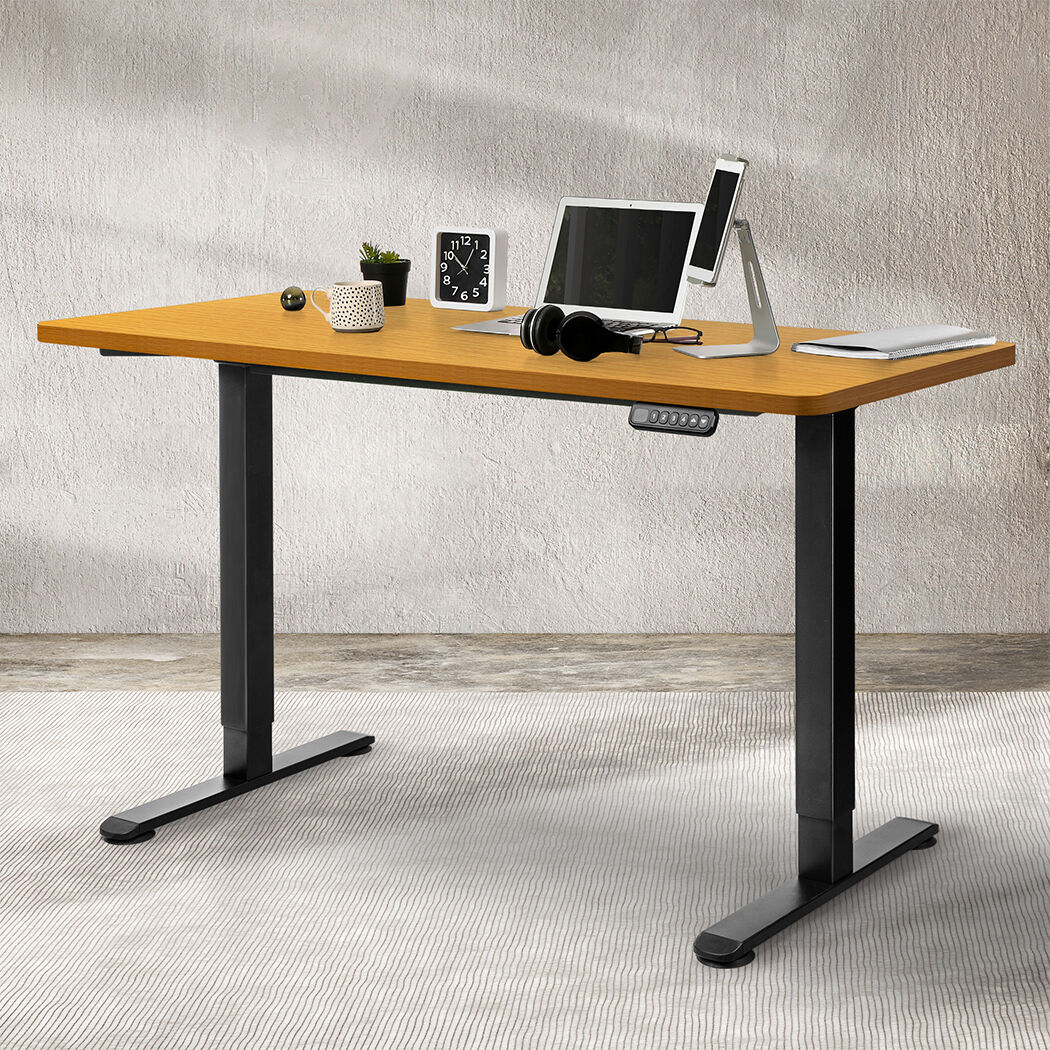 Motorised Standing Desk Adjustable 120cm Natural 800x 1.5MM Price