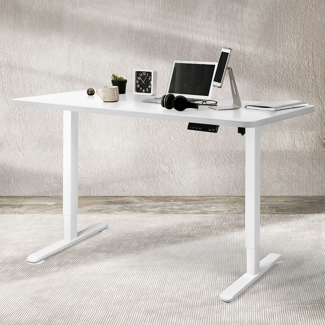 Motorised Standing Desk Height 120cm White 800x 1.5MM Price