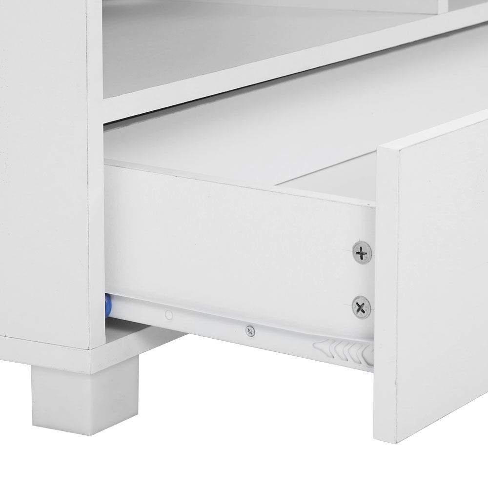 TV Stand Entertainment Unit with Drawers - White Price