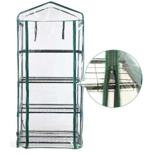 Greenhouse 4 Tiers Mini Green House Garden Bed Planter Box 1.6x0.7x0.5M Price