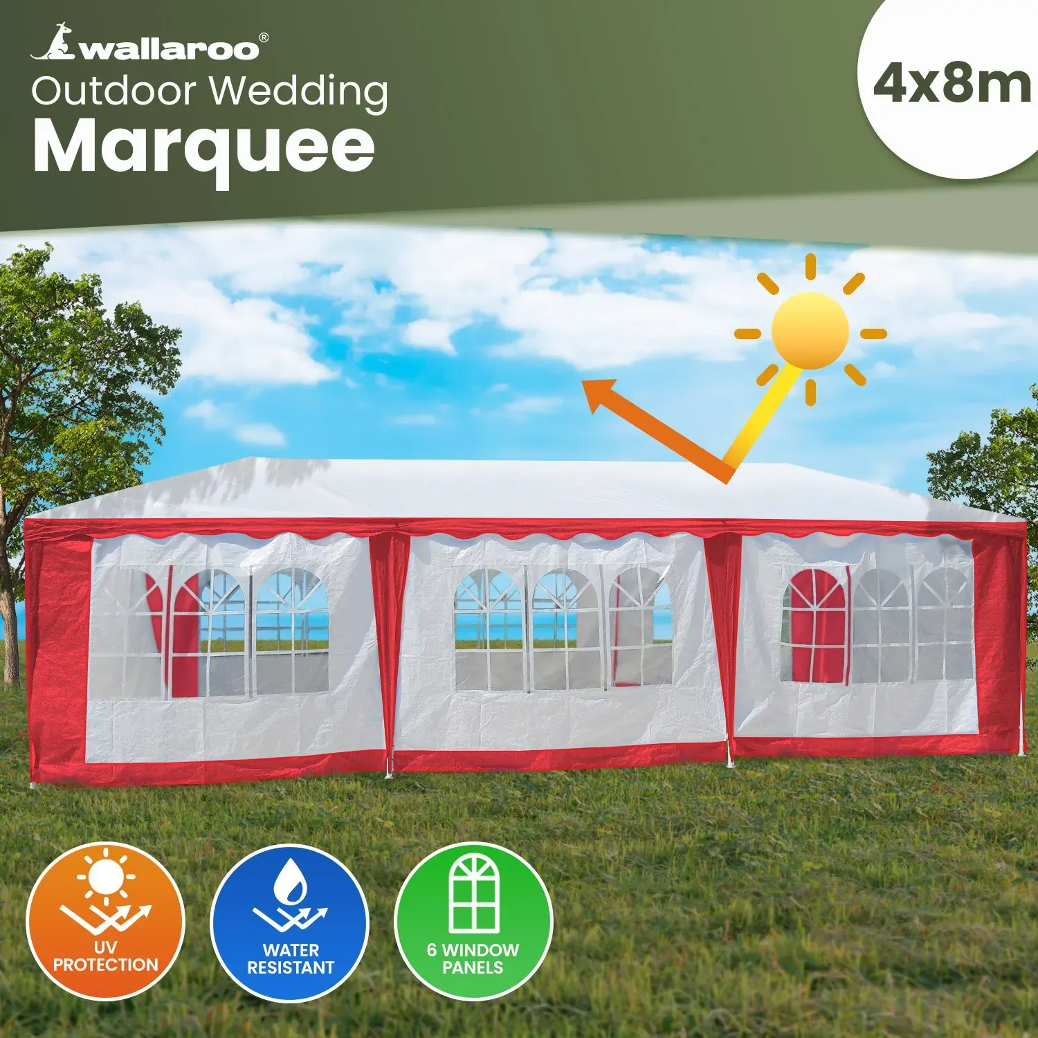 4x8 Outdoor Event Wedding Marquee Tent Price