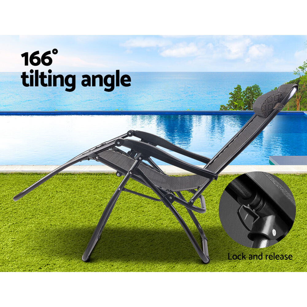 Zero Gravity Recliner Chairs Outdoor Sun Lounge Beach Chair Camping Price