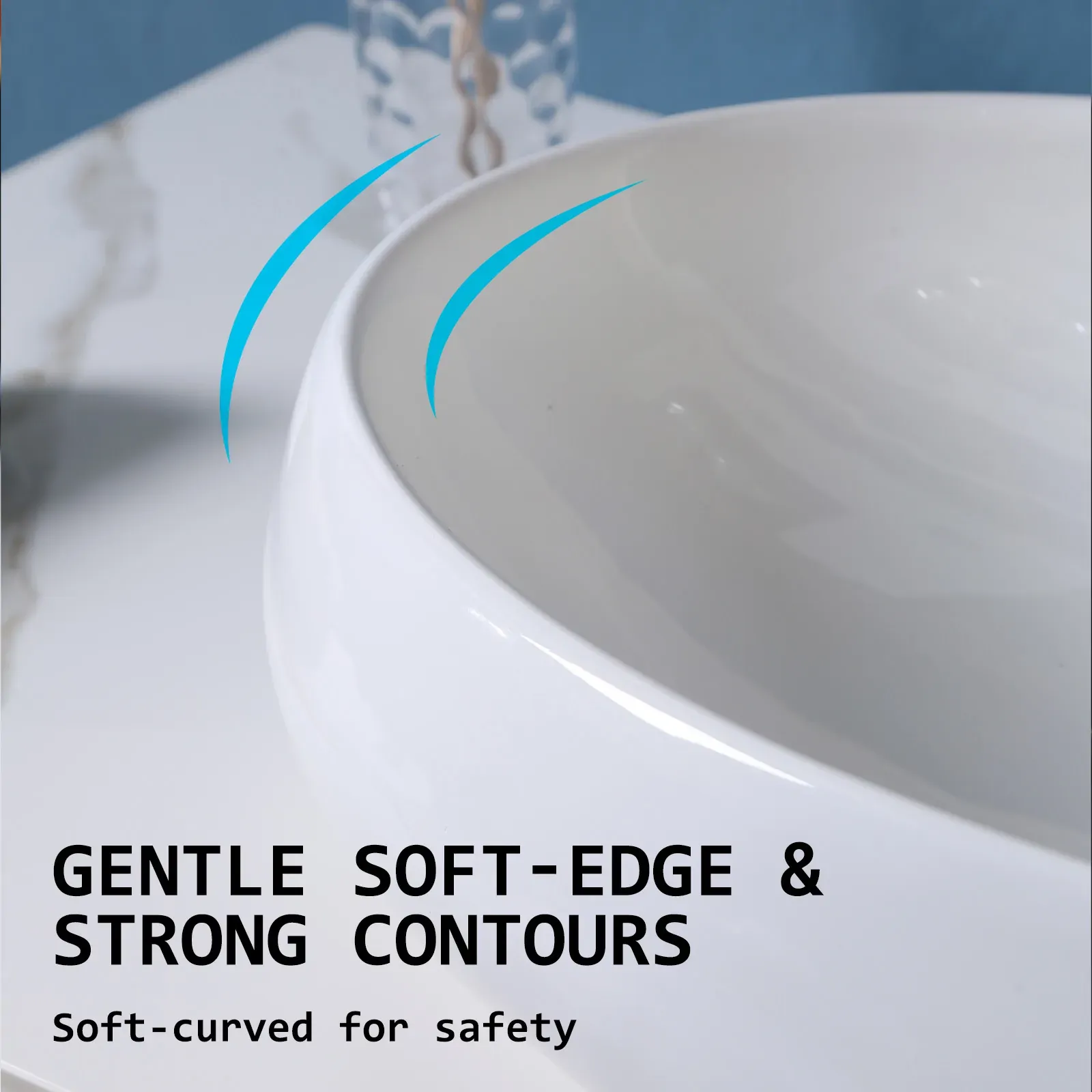 Muriel White Ceramic Bathroom Basin Vanity Sink Oval Above Counter Top Mount Bowl Price