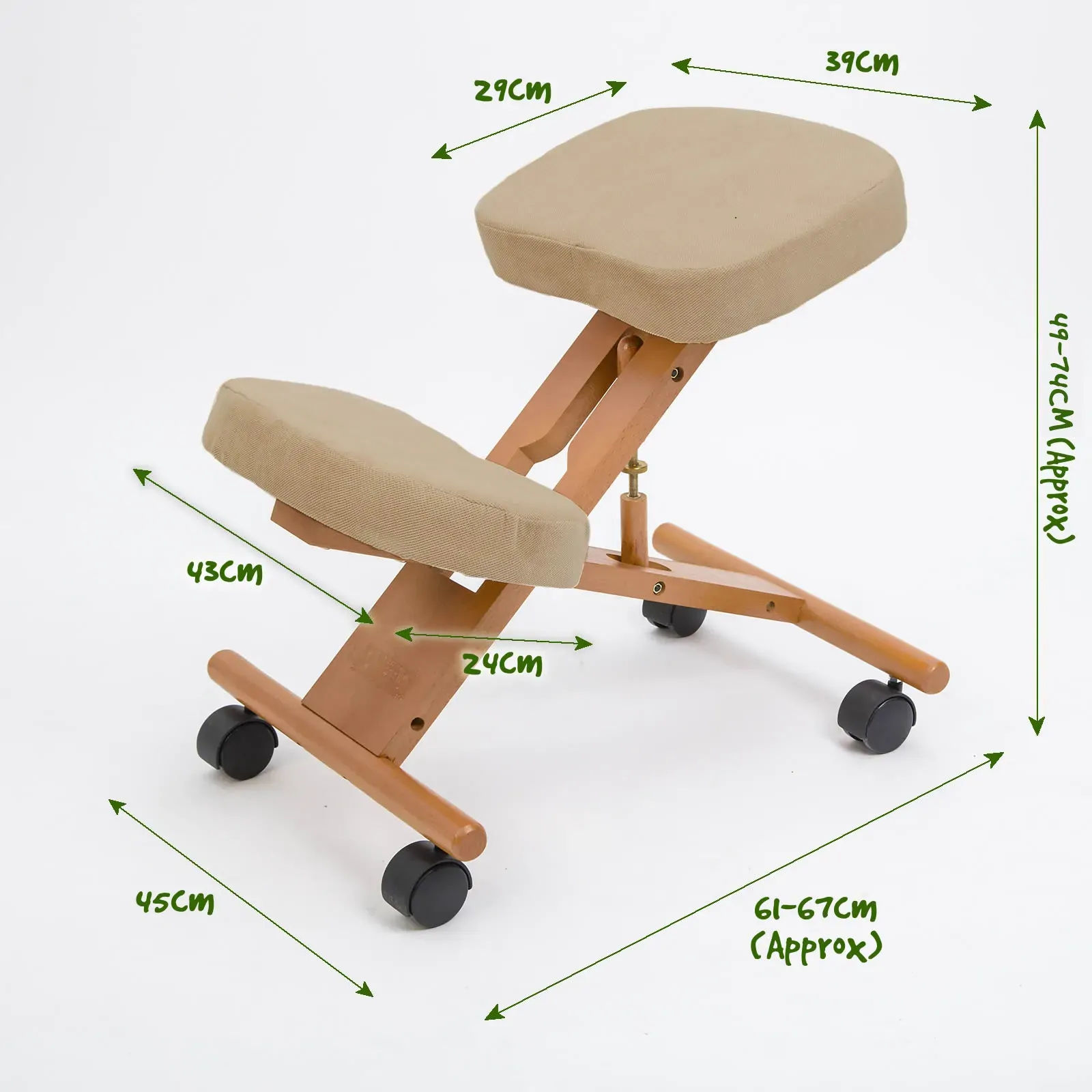 Forever Beauty Ergonomic Adjustable Kneeling Chair Price