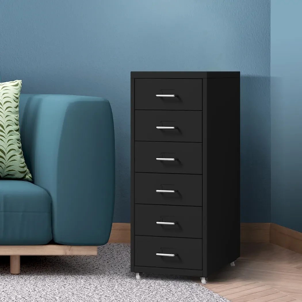 6 Tiers Steel Orgainer Metal File Cabinet With Drawers Office Furniture Price