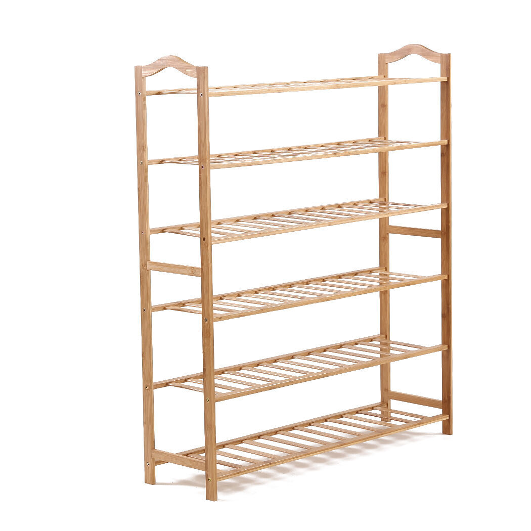 Bamboo Shoe Rack Storage Wooden - Model-2F02F4 Price