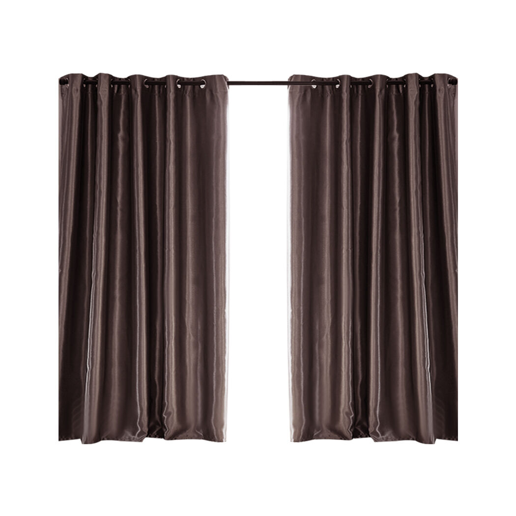 2X Blockout Curtains Blackout Curtain Bedroom Window Eyelet Price