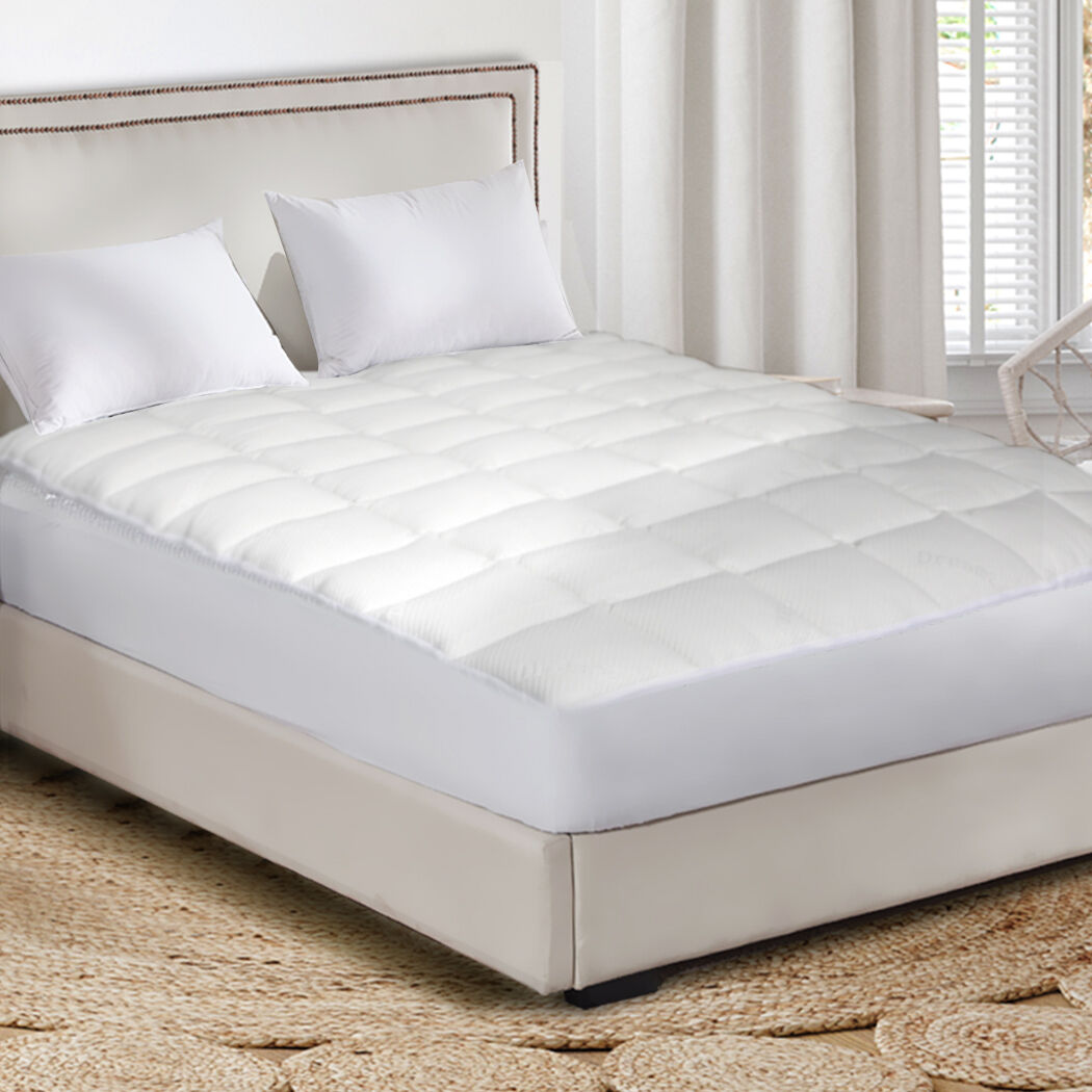 Mattress Protector Luxury Topper Bamboo Quilted Underlay Pad Price