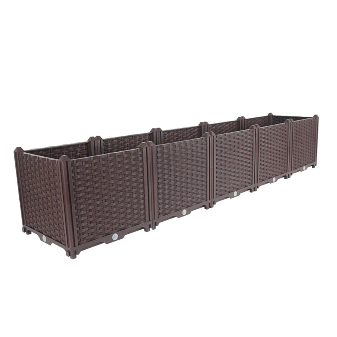 Elevated Raised Garden Bed Plants Vegetable Herb Flower Outdoor Plastic Planter Box Price