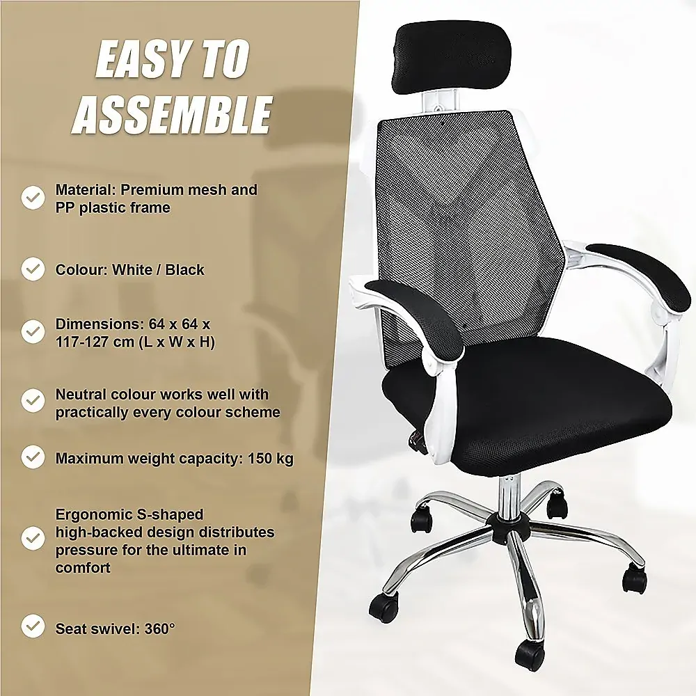 Office Chair Gaming Computer Chairs Mesh Back Foam Seat Price