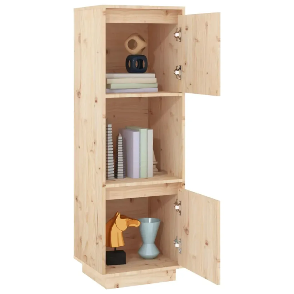 Highboard 38x35x117 cm Solid Wood Pine Price