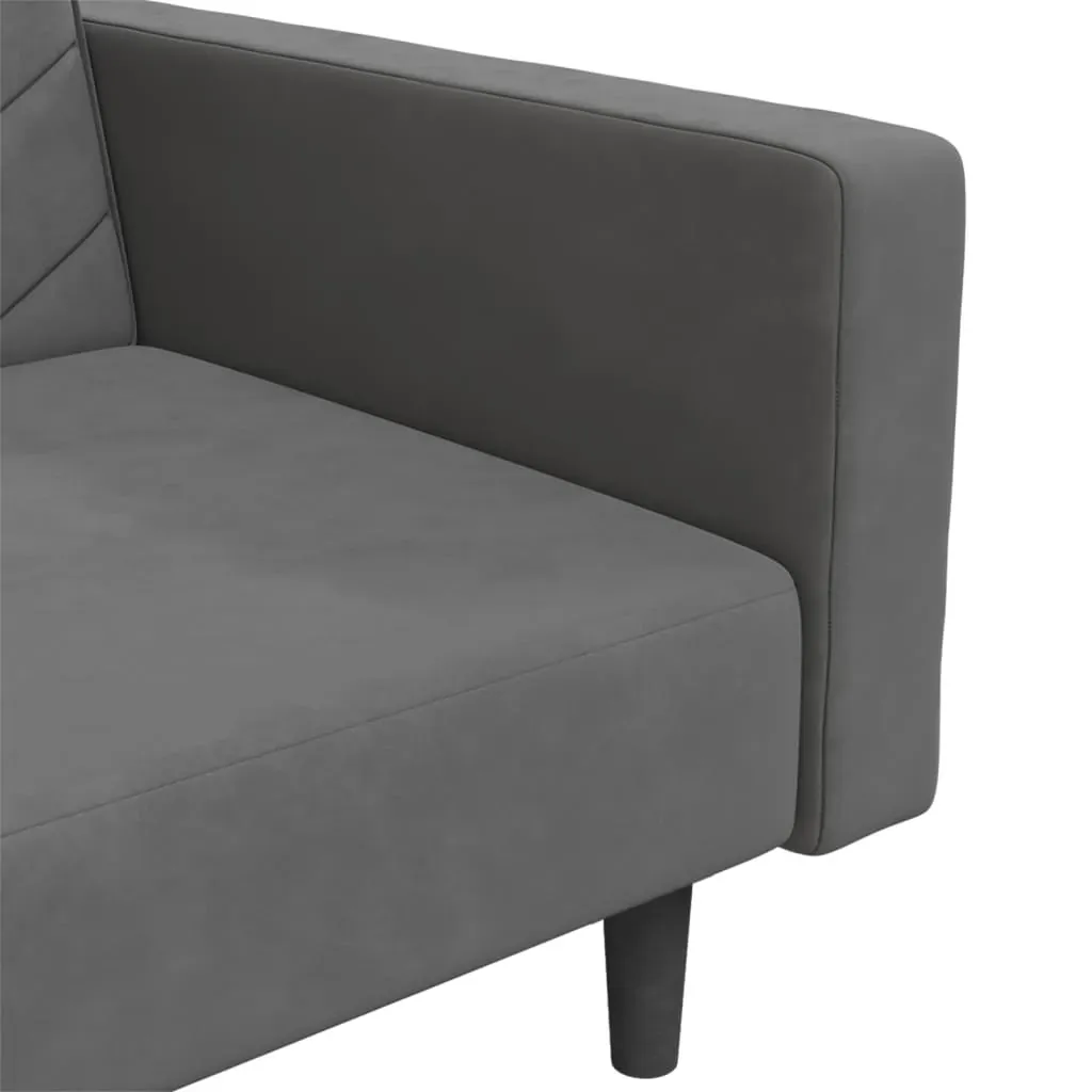 Greeley 2-Seater Sofa Bed with Two Pillows Velvet Price