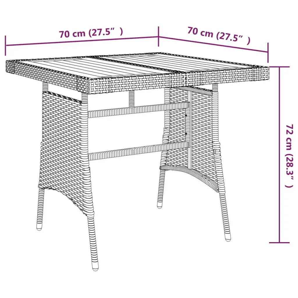 Outdoor Dining Set Poly Rattan Price