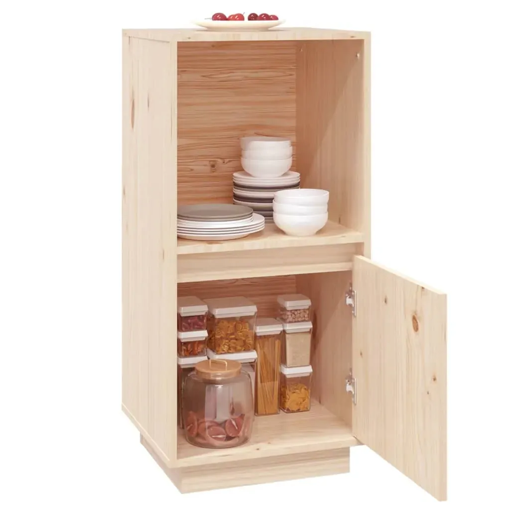 Sideboard 38x35x80 cm Solid Wood Pine Price