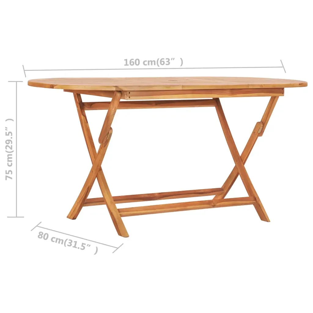 Folding Outdoor Dining Set Solid Wood Teak Price