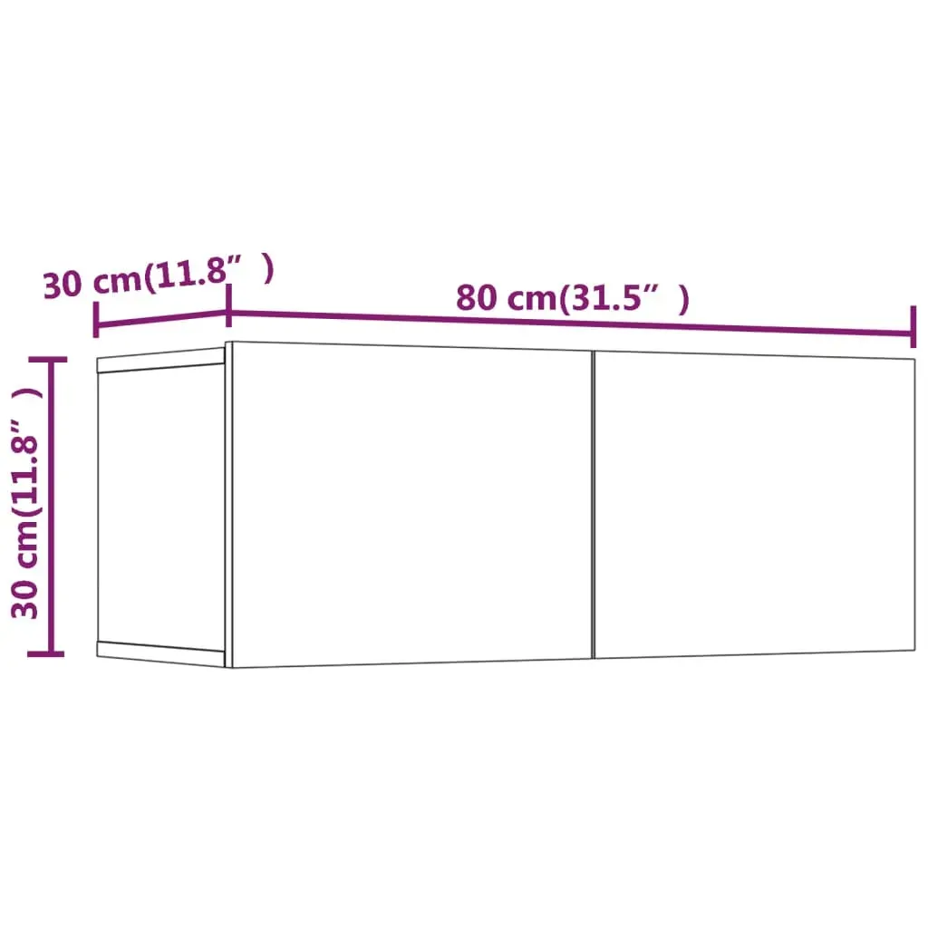 Ventnor 4 Piece TV Cabinet Set Engineered Wood Price
