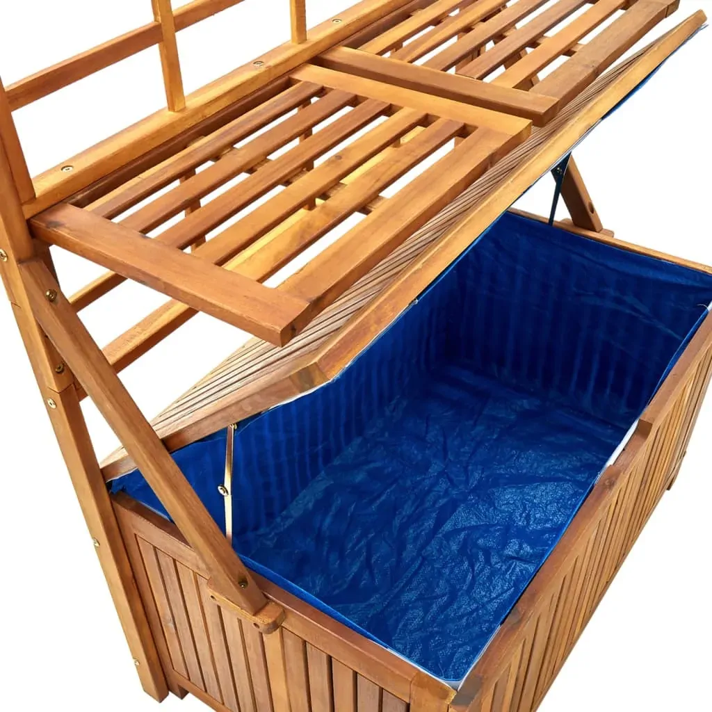 Storage Box with Trellis 99x50x160 cm Solid Wood Acacia Price