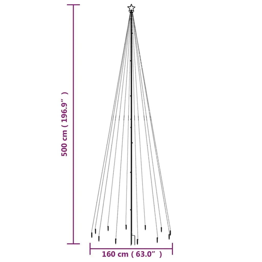Christmas Tree with Spike LEDs Price