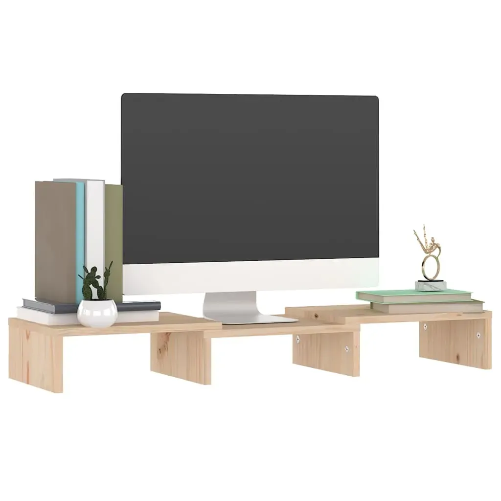 Birstall Monitor Stand Solid Wood Pine Price