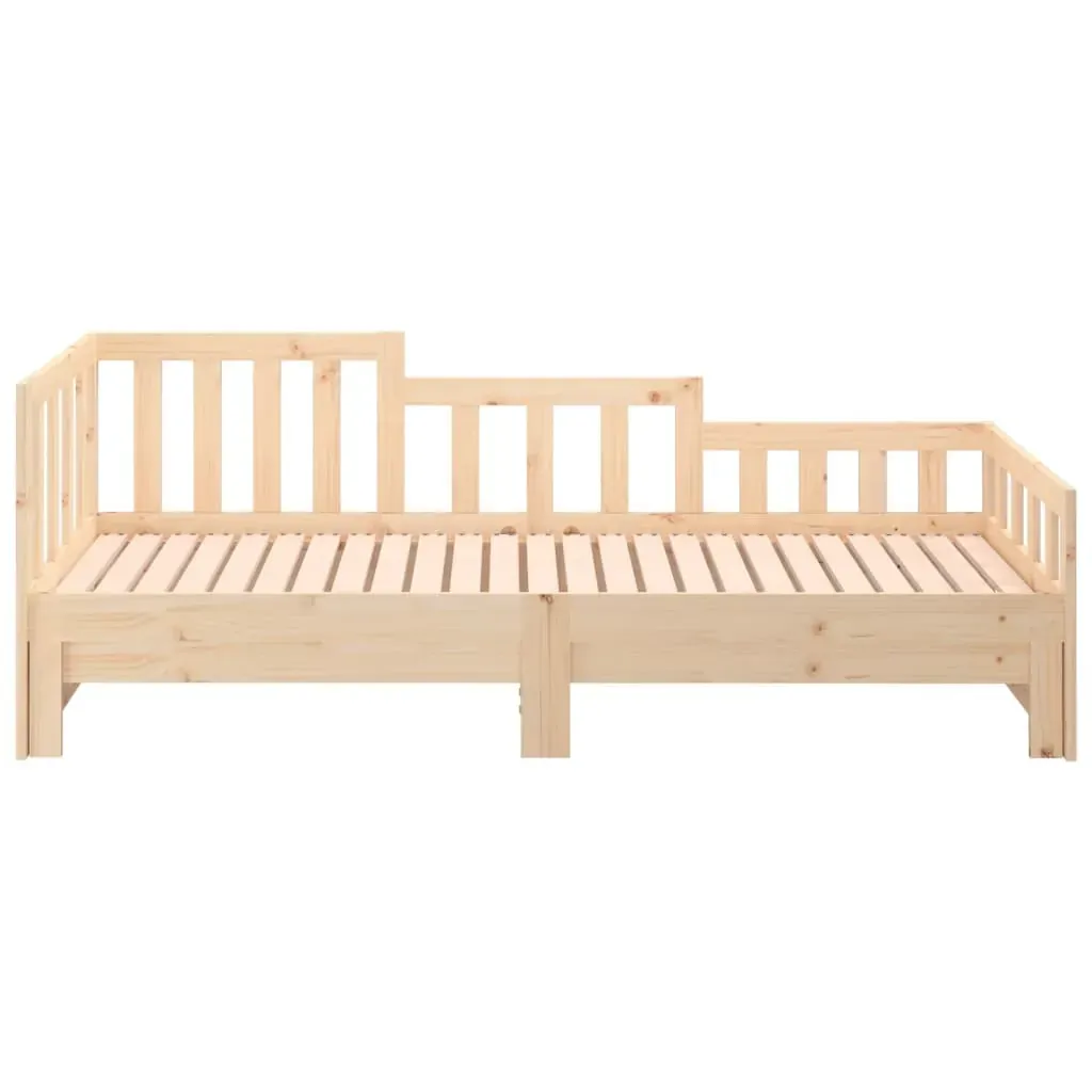 Buckhurst Pull-out Day Bed 2x(90x190) cm Solid Wood Pine Price