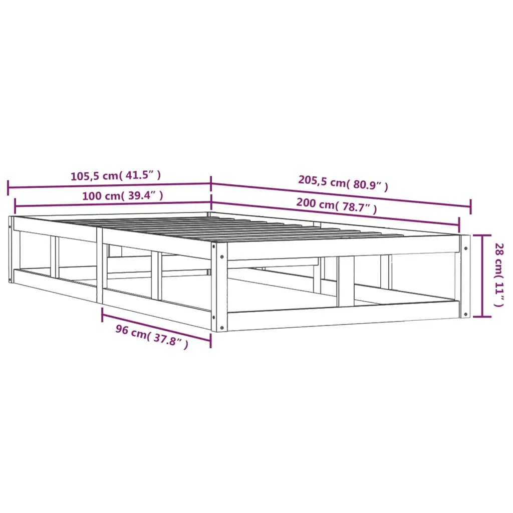 Bed Frame Solid Wood Price