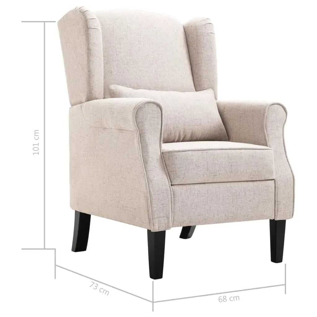 Armchair with Patchwork Design Fabric Price