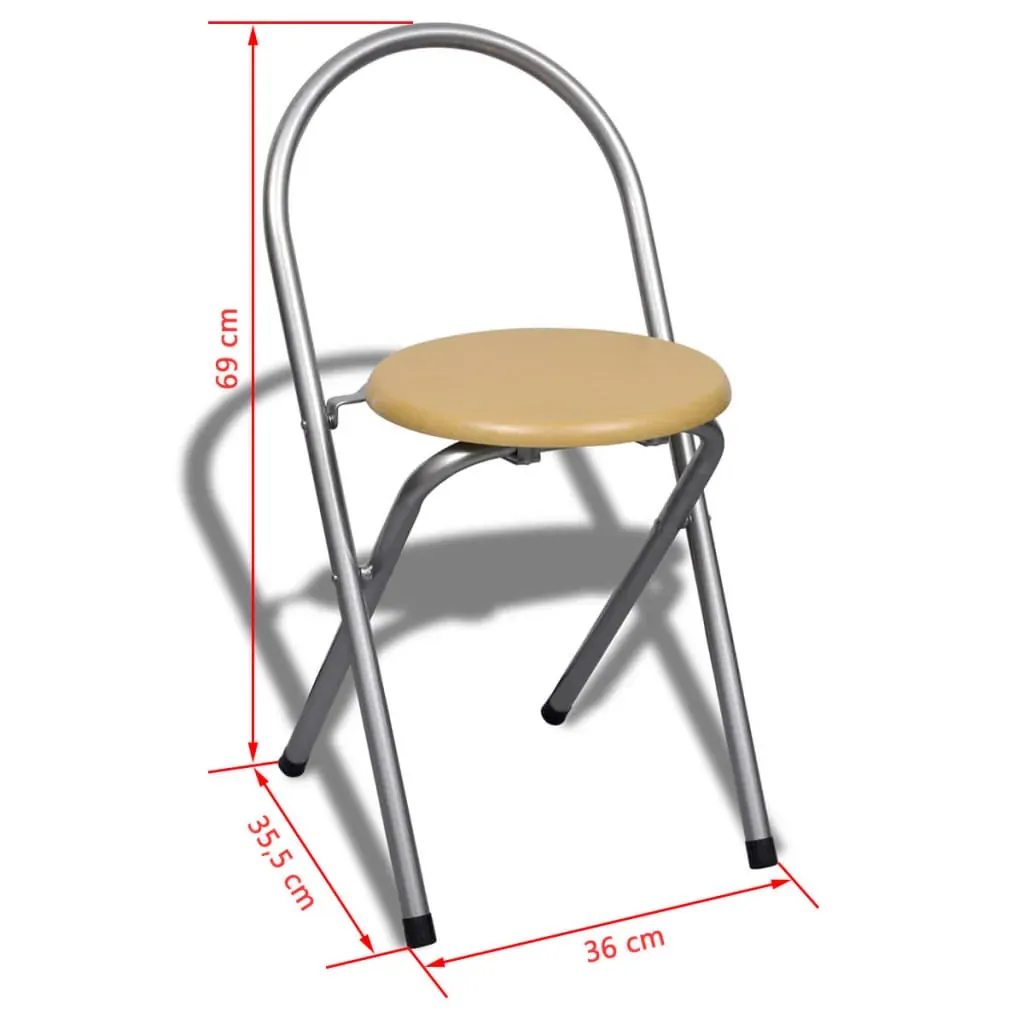 Foldable Breakfast Bar Set with 2 Chairs Price