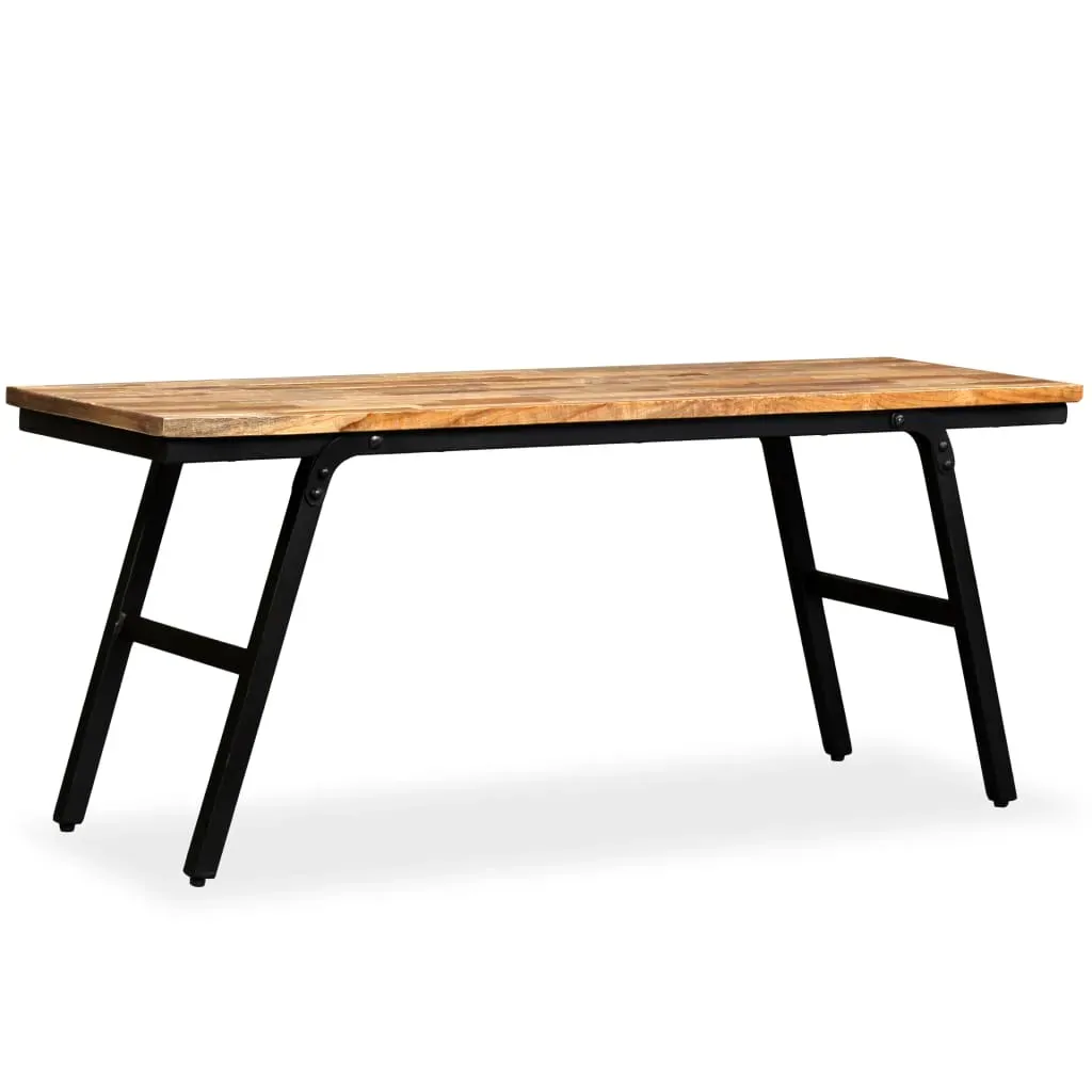 Bench Reclaimed Teak and Steel 110x35x45 cm Price