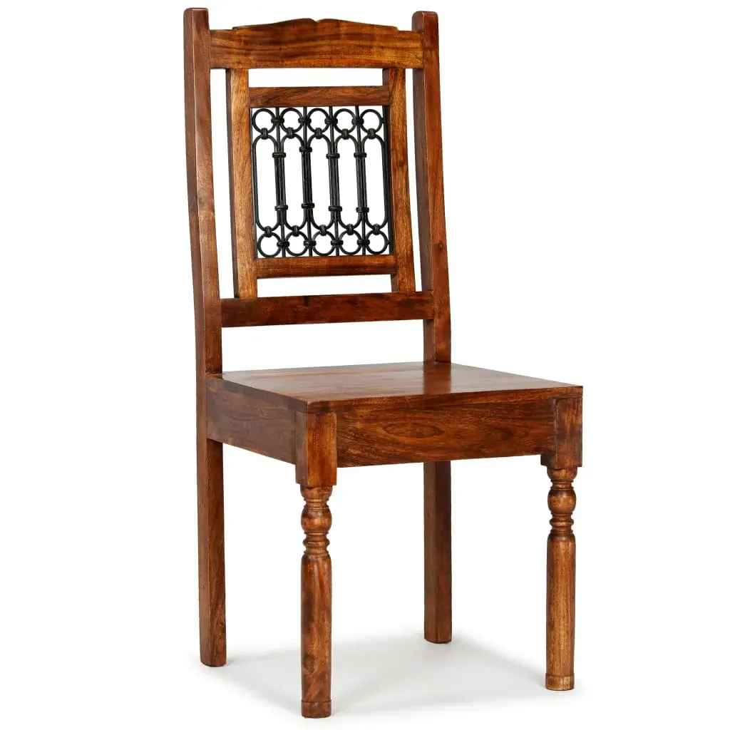 Dining Chairs Solid Wood with Sheesham Finish Classic Price