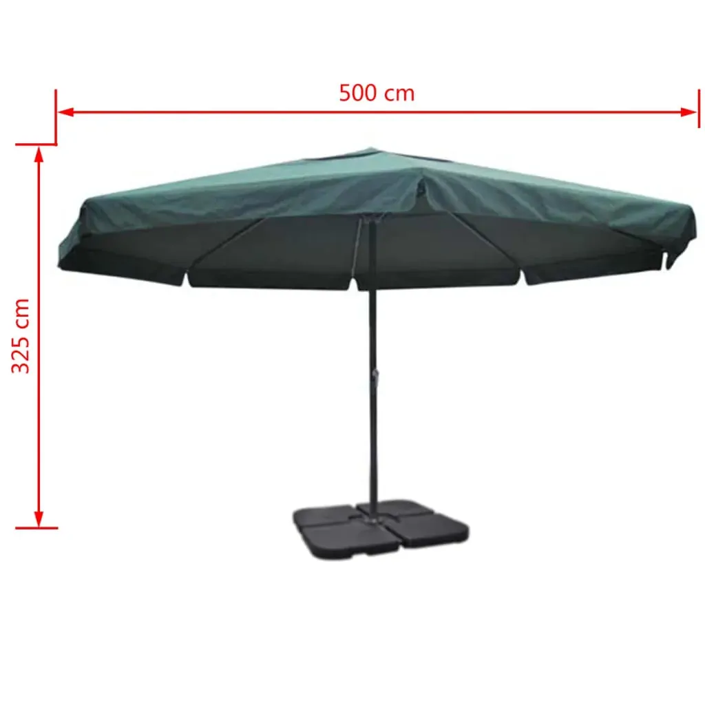 Aluminium Umbrella with Portable Base Price