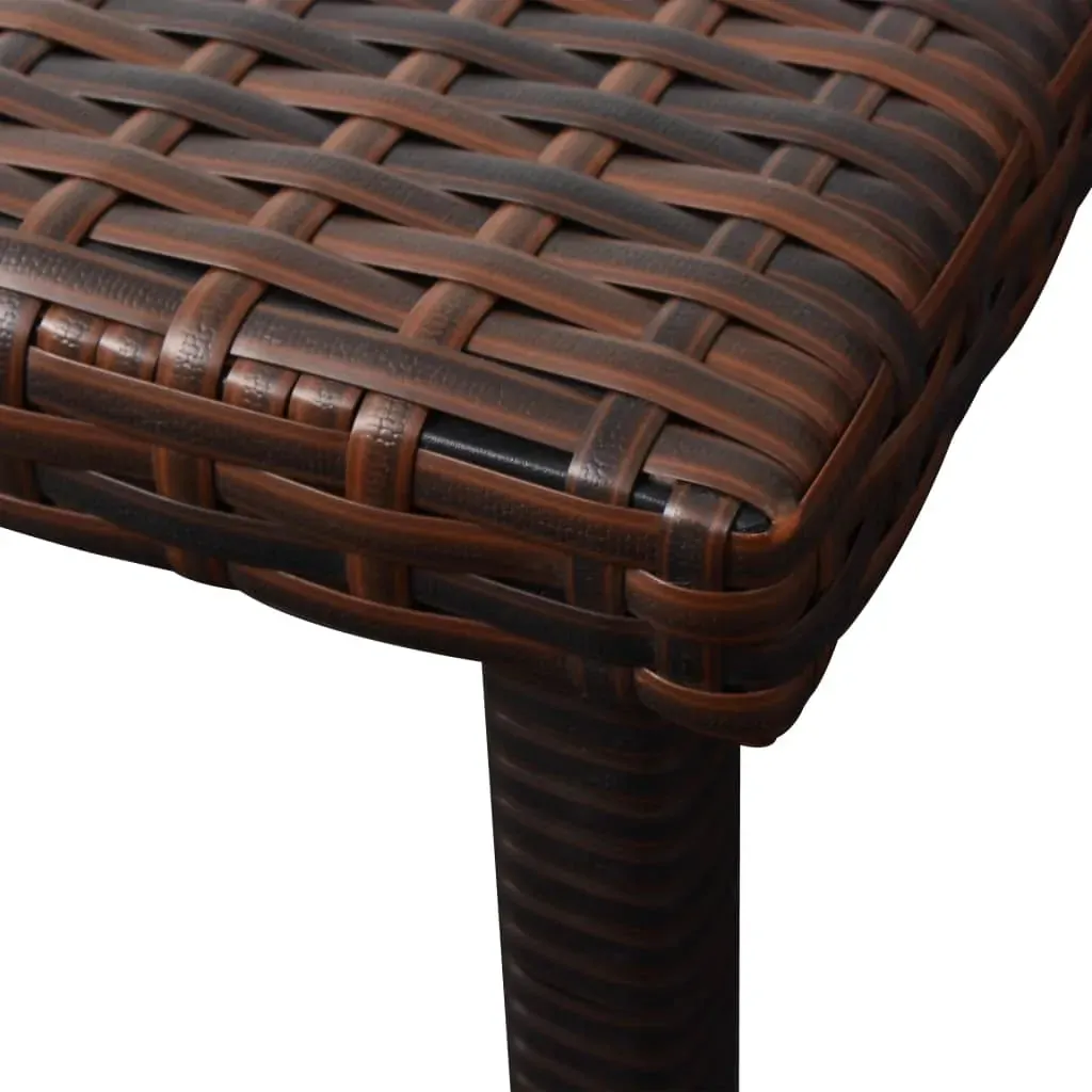 Sun Loungers 2 pcs with Table Poly Rattan Price