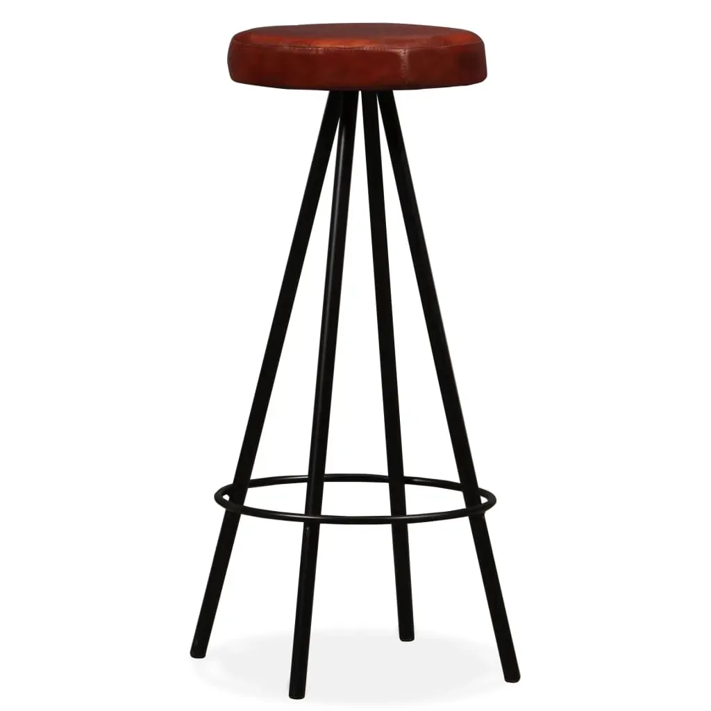 Bar Set Solid Wood Reclaimed and Genuine Leather Price