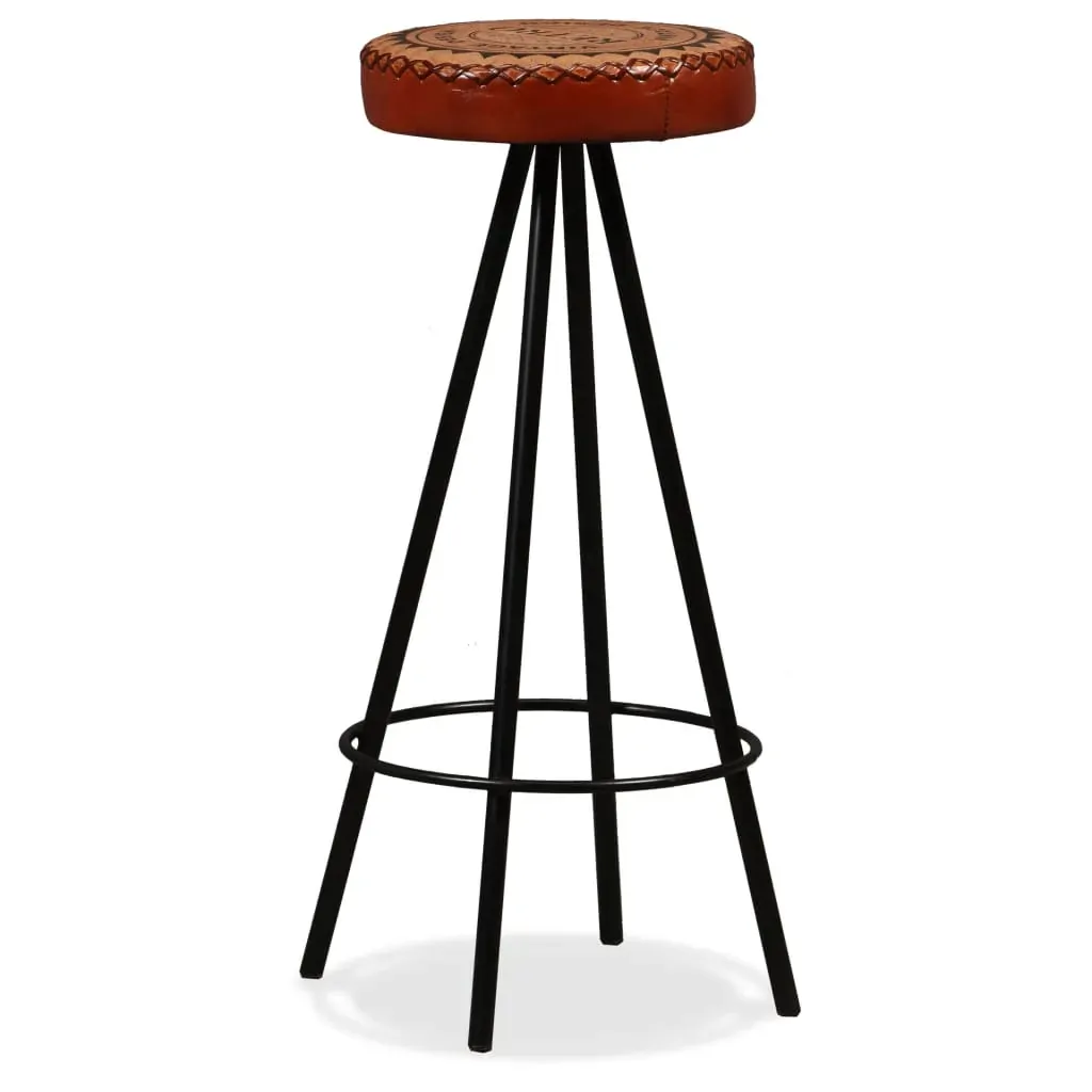 Bar Set Solid Wood Reclaimed. Genuine Leather & Canvas Price