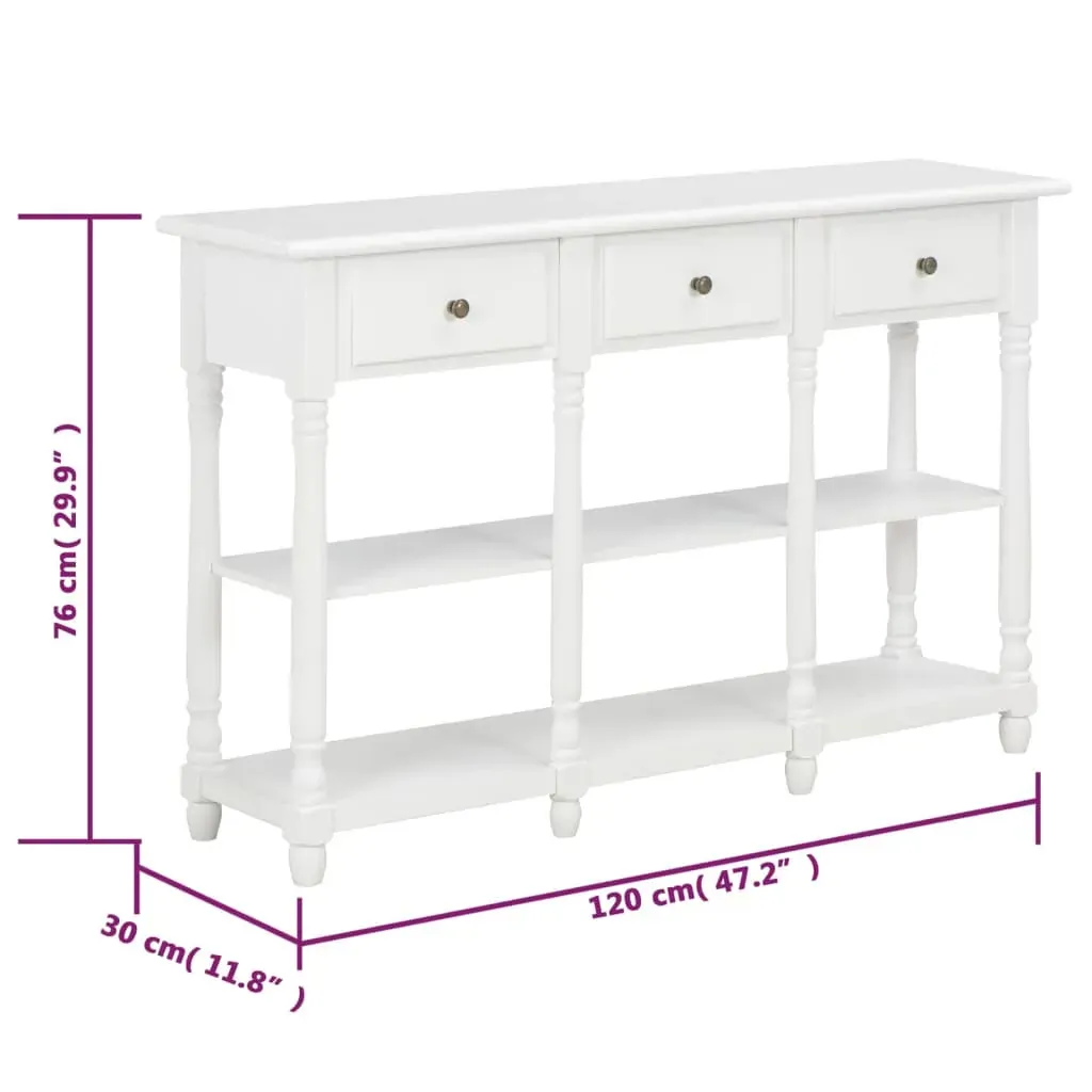 Console Table 120x30x76 cm MDF Price