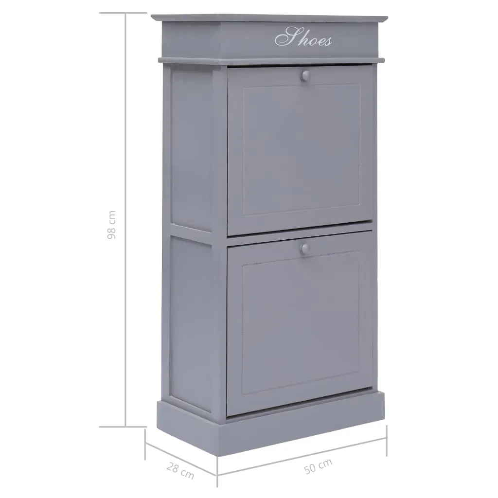 Shoe Cabinet 50x28x98 cm Paulownia Wood Price